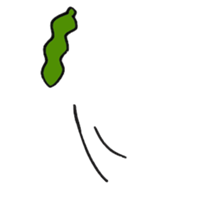 Green soy beans boys sticker #5823477