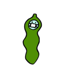 Green soy beans boys sticker #5823480