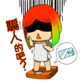 Anthropomorphic Taiwan mango sticker #5823694