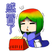 Anthropomorphic Taiwan mango sticker #5823713