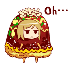Okonomiyaki idol "Yukino" sticker #5823802