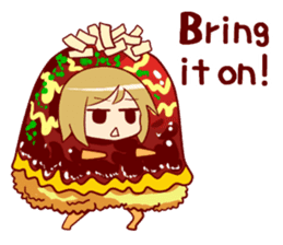Okonomiyaki idol "Yukino" sticker #5823807