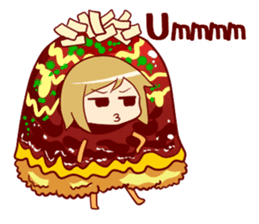 Okonomiyaki idol "Yukino" sticker #5823812