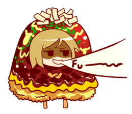 Okonomiyaki idol "Yukino" sticker #5823821