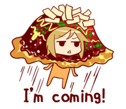 Okonomiyaki idol "Yukino" sticker #5823822