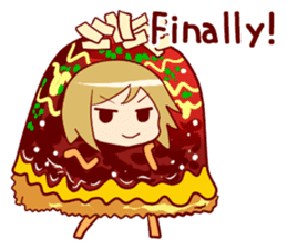 Okonomiyaki idol "Yukino" sticker #5823826