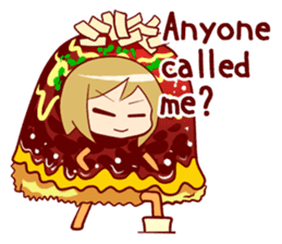 Okonomiyaki idol "Yukino" sticker #5823827