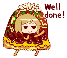 Okonomiyaki idol "Yukino" sticker #5823828