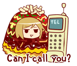 Okonomiyaki idol "Yukino" sticker #5823833