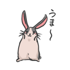 Fluffy Rabbit stamps sticker #5824847
