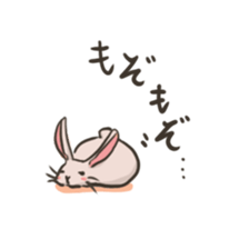 Fluffy Rabbit stamps sticker #5824868