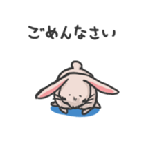 Fluffy Rabbit stamps sticker #5824879