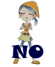 Ming's Hand-Drawn Fashion Design sticker #5825284