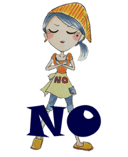 Ming's Hand-Drawn Fashion Design sticker #5825284