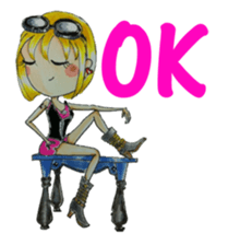 Ming's Hand-Drawn Fashion Design sticker #5825285