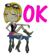 Ming's Hand-Drawn Fashion Design sticker #5825285