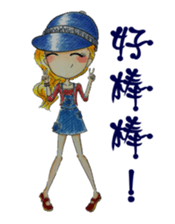 Ming's Hand-Drawn Fashion Design sticker #5825288