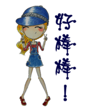 Ming's Hand-Drawn Fashion Design sticker #5825288