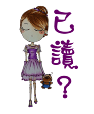 Ming's Hand-Drawn Fashion Design sticker #5825290