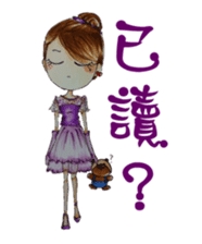 Ming's Hand-Drawn Fashion Design sticker #5825290