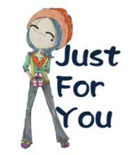 Ming's Hand-Drawn Fashion Design sticker #5825311