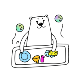 Housewife Polar Bear sticker #5825779