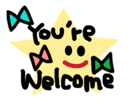 smile with ribbon sticker #5826140