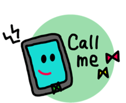 smile with ribbon sticker #5826148