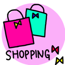 smile with ribbon sticker #5826160