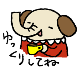 mamezo of coffee beans 3 sticker #5826847