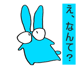 color color bunny sticker #5828026