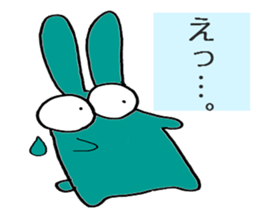 color color bunny sticker #5828031