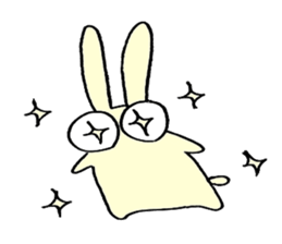 color color bunny sticker #5828032