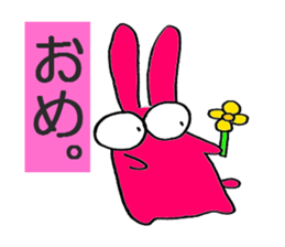 color color bunny sticker #5828034