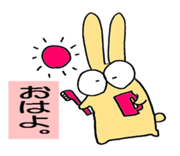 color color bunny sticker #5828039