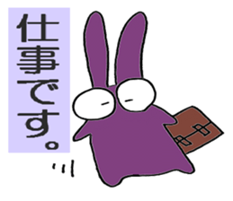 color color bunny sticker #5828044