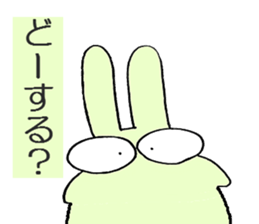 color color bunny sticker #5828045