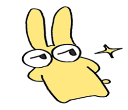 color color bunny sticker #5828059