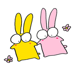 color color bunny sticker #5828061