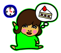 Children MAKO-chan sticker #5829177