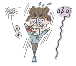 A cute man Anson and his poppy sticker #5829283