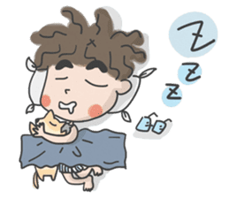 A cute man Anson and his poppy sticker #5829312