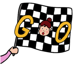 Cute Hairstyle Girl sticker #5829961