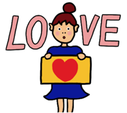 Cute Hairstyle Girl sticker #5829995