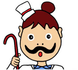 Cute Hairstyle Girl sticker #5830021