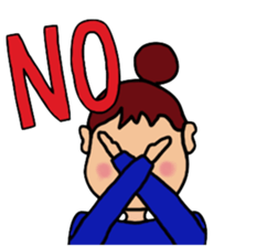 Cute Hairstyle Girl sticker #5830023