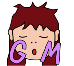 Cute Hairstyle Girl sticker #5830029