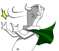 UZAI devil chopped rice-cake sticker #5830432