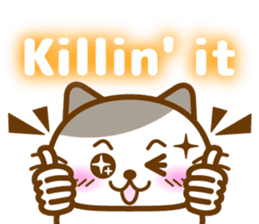 Cute kitty cats sticker #5830638