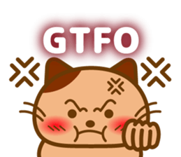 Cute kitty cats sticker #5830646